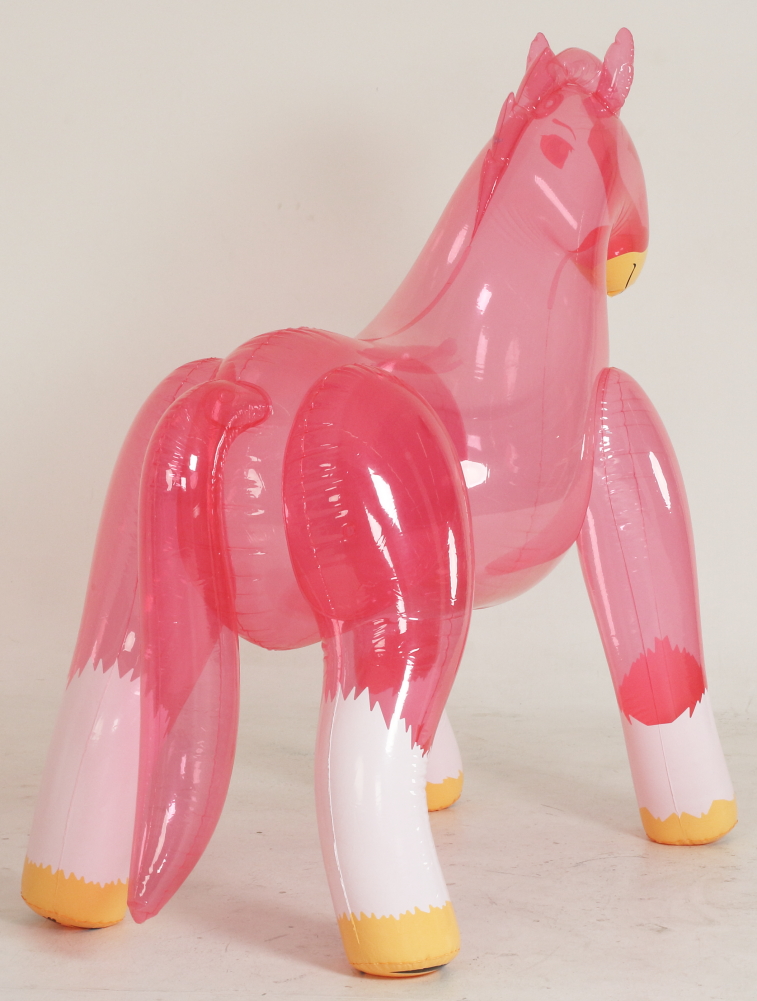 Horse pink transparent_4